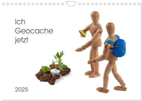 Ich Geocache jetzt (Wandkalender 2025 DIN A4 quer), CALVENDO Monatskalender: Geocaching das Outdoor Hobby (CALVENDO Hobbys)