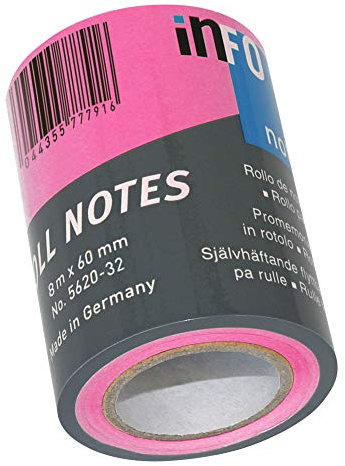 inFO 5620-32 Haftnotizrolle neonpink
