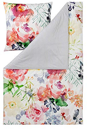ESTELLA Mako-Satin Bettwäsche Rose Multicolor