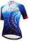Weimostar Fahrradtrikot Damen-Fahrradoberteile Atmungsaktives Hemd Bergbekleidung Fahrradoberteil MTB Road Jersey Kurzarm Sommerradtrikotrennen Blau Lila XL