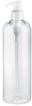 PET-Spender für 500 ml Inhalt - Geeignet für Desinfektionsmittel, Reinigungsmittel, Flüssigseife