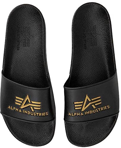 ALPHA INDUSTRIES Unisex Alpha Slider Bequeme Badeslipper für HerrenSlipper