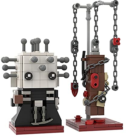 ZITIANYOUBUILD 2-in-1 Hellraiser Pinhead Modell 235 Teile von Movie Building Toys MOC Build for Age 18+