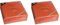 Papstar, 50 Servietten ROYAL Collection 1/4-Falz 40 cm x 40 cm nektarine Casali, #84878 (Packung mit 2)