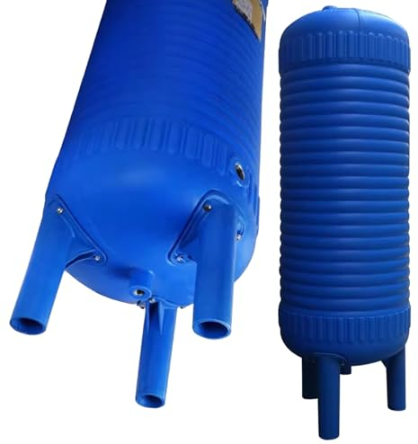 Vaso de expansión Tanque de presión de pozo de agua de 50 60 100 120 150 200 L para sistemas de pozo/sistema de agua/bombas de pozo, tanques de pozo presurizados con válvula de liberación de aire ( Si