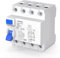 CHENGPI Interruptor Diferencial, Interruptor FI, Tipo B 40A, 300mA, 4P, Interruptor Diferencial Auto Rearmable, Interruptor Diferencial Rearme Automatico