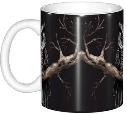 Late Night Owl Mugs Color Changing Mug - Unique Coffee Mugs Set, Perfect for Camping, Picnics, Indoor & Outdoor Activities