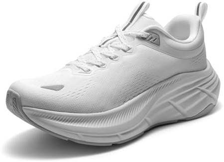 NORTIV 8 promenadskor, löpning tennissneakers för kvinnor | Kudde, bekväm, halkfri, träning, gym, sport, atletisk, andningsbar, mode, ActiveBreeze