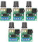 LM386 Board, 0.5W-10W Lautsprecher Power Amplifier Modul mit Spannungsanzeige, Potentiometer für 3-12V Batterie, 2MA Leerlaufstrom