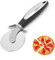 Jinpojun Rotella Tagliapizza, Pizza Cutter in Acciaio Inox, Sicuro da Pulire in Lavastoviglie, Manico in Silicone Antiscivolo per Cucina, Ristorante, Hamburgeria, 2025 Nuovo Stile