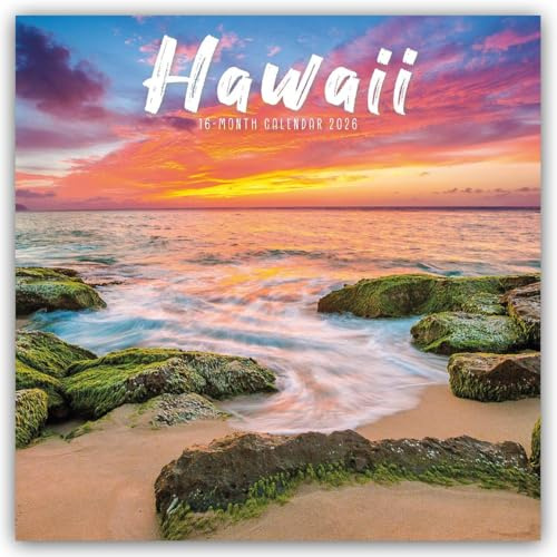 Hawaii 2026 – Wand-Kalender: Original Carousel-Kalender [Mehrsprachig] [Kalender] (Wall-Kalender)