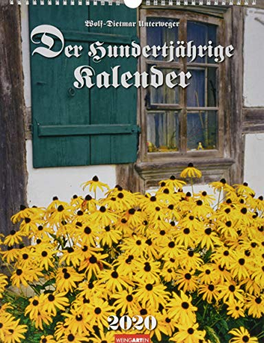 Der Hundertjährige Kalender. Wandkalender 2020. Monatskalendarium. Spiralbindung. Format 30 x 39 cm