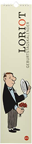 Loriot Geburtstagskalender - immerwährender Kalender mit Monatskalendarium - Format 11 x 49 cm (Loriot Kalender)