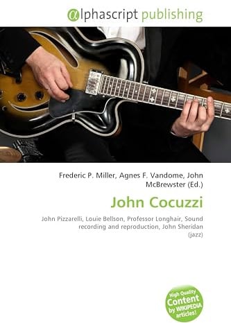 John Cocuzzi: John Pizzarelli, Louie Bellson, Professor Longhair, Sound recording and reproduction, John Sheridan (jazz)