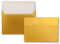 FarbenFroh by GUSTAV NEUSER 100x Metallic Brief-Umschläge B6 - Gold - 12,5 x 17,6 cm - Haftklebung 90 g/m² breite edle Verschluss-Lasche - metallisch-glänzende Umschläge
