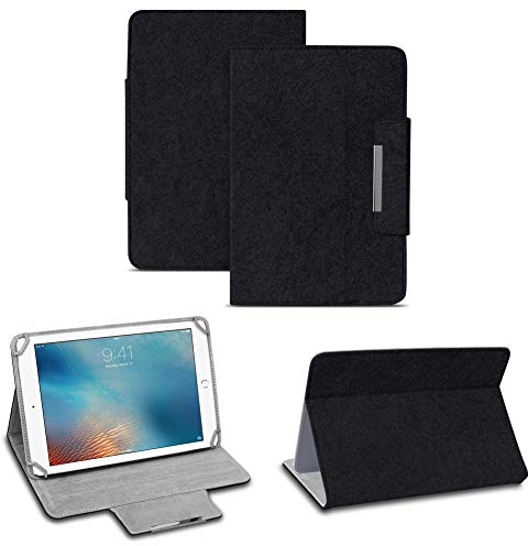 NAUC Filz Hülle für Apple iPad Pro 11 Zoll Tablet umweltfreundlichem Filz praktischer Standfunktion Schutztasche Stand Tasche Cover Case, Farben:Schwarz