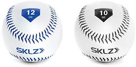 SKLZ Gewichtete Wurf-Baseballs, 2er-Pack (284 g und 340 g)