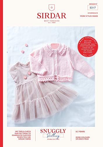 Sirdar Snuggly Soothing DK Knitting Pattern Booklet - 5317 Cardigan