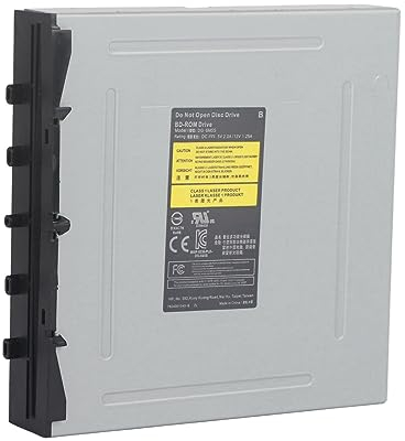 ASHATA Lecteur intégré, Lecteur Portable en Alliage d'aluminium, kit de Remplacement de Console de Jeu vidéo, Compatible avec la Console de Jeu One X DG-6M5S