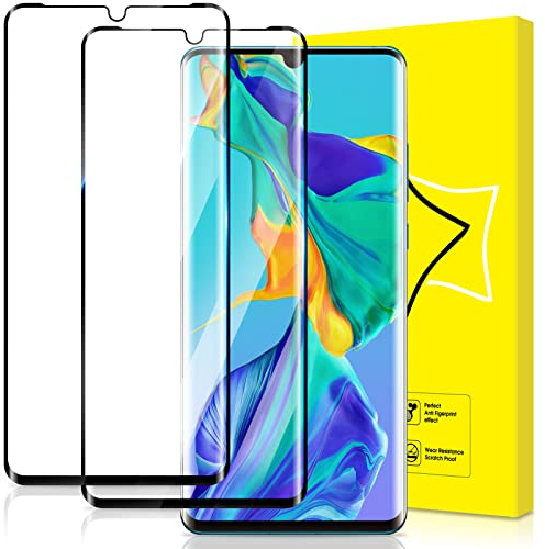 GiiYoon 2 Stück Panzer Schutz Glas für Huawei P30 Pro, HD Displayschutzfolie, 9H Härte, Anti-Kratzen, Anti-Bläschen, Ultrabeständig