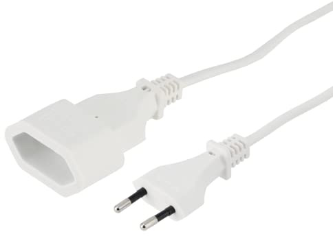 Hama 00137276 Strom Verlaengerungskabel Weiß 3.00m