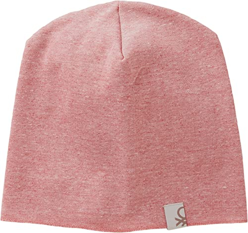 United Colors of Benetton Jungen 6RIPCA00V Mütze, Red Brick Melange 8K5, S (6-7 Years)
