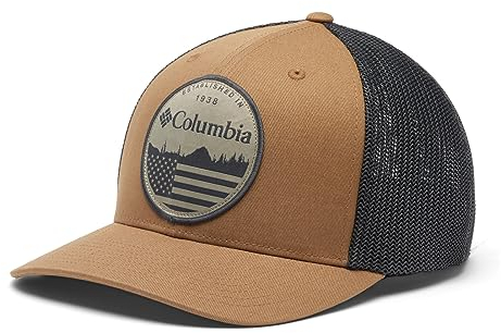 Columbia Unisex Mesh Ballkappe, Delta/Hai/Flagge, Small/Medium