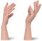 CYOMI Silikon Hand Mannequin Weiblich Schaufensterpuppe Mannequin Hand Life Size Hand Model für Malerei Fotografie Schmuck-Display(Rechte Hand