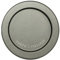 FIP, Coppia di Maniglie Tonde per Porte in Vetro, 5cmx5cmx6mm, con Adesivi 3M Inlusi, in Alluminio Resistente, Grigio Siderale