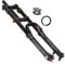 26 27,5 29 Pollici Mtb Forcella Ammortizzata Bici Freno A Disco Corsa 130mm Forcella In Discesa Regolazione Del Rimbalzo Doppia Spalla DH Aria Dritto 1-1/8 Ammortizzatore Bicicletta ( Color : Black ,