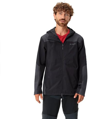 VAUDE Herren Jacke Elope Jacket II, wasserdicht, winddicht und atmungsaktiv, black, XXL