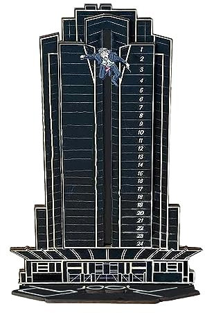 Tsuchiya Weihnachts Adventskalender Aus Holz | Die Hard Adventskalender 2023 | Lustiges Hans Gruber Fällt Vom Nakatomi Plaza | Weihnachts Countdown Kalender Weihnachtsschmuck Weihnachtsdekoration