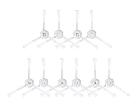 Brosse latérale de Filtre Hepa de Rechange, Compatible avec l'aspirateur Robot Rowenta Tefal Explorer X-Plorer Serie 60 RR7455 RR7447WH (Color : 10 Side Brushes)