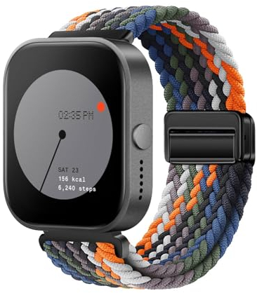 KUWAI Nylonarmband für Nothing Watch Pro - Geflochten Magnetische Armbänder CMF für Damen und Herren