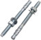 SKIR'CO Lot de 10 chevilles d'ancrage en métal plaqué zinc M8 x 100 mm