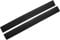 Silicone Slit Strip Stove Slit Kitchen Oil Stain Silica Gel Seal Insert 2pc Rubber Window Seal 1/4 5/16 (Black, One Size)