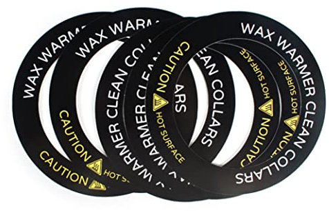 Wax Warmer Collars Ring Wax Heater Machine Antifouling Cleaning Protective Paper Pad Round 10PCSwarmer