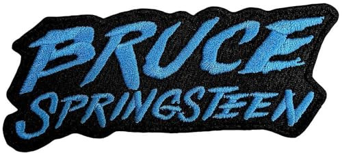 Bruce Springsteen The River Woven Logo Patch, schwarz/blau, Einheitsgröße