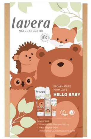 Lavera Geschenkset, Baby & Kinder, Waschlotion & Pflegeöl