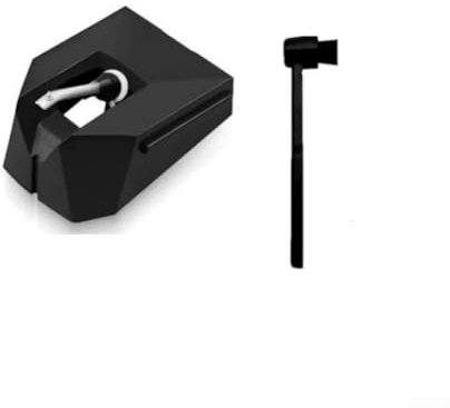 AT-VMN95E Aiguille pour tourne-disque, phonographe vinyle avec brosse de nettoyage, compatible avec Audio Technica, AT-VMN95C, AT-VMN95E