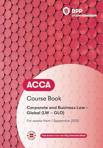 ACCA Corporate and Business Law (Global): Course Book