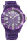Oozoo Unisex-Armbanduhr Silicone Collection Analog Silikon violett C4290