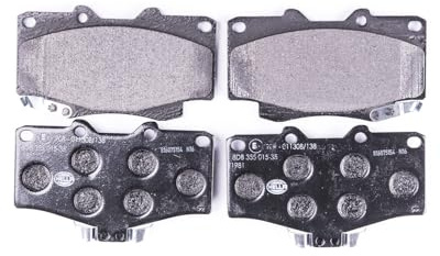 HELLA 8DB 355 015-351 Bremsbeläge - mit akustischer Verschleißwarnung | Kompatibel mit: TOYOTA 4 RUNNER II, 4 RUNNER III, HILUX V Pick-up, HILUX VI Pick-up, LAND CRUISER, LAND CRUISER 90