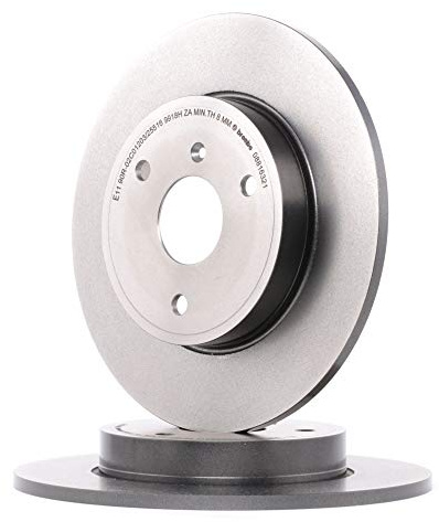 BREMBO 08.8163.21 2x Bremsscheiben Vorne Ø280mm voll Kompatibel mit SMART FORTWO Coupe 451 0004341V001000000 4514210112 0004341V002000000