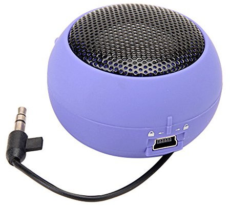 Gemini_mall® Pop Up Mini enceinte portable de voyage pour iPhone, iPod, iPad, Samsung, LG et autres taille unique violet
