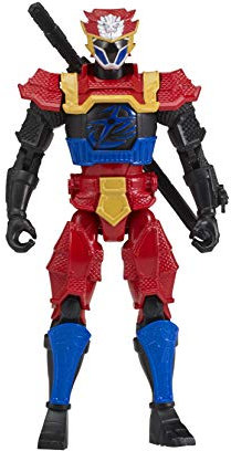 Power Rangers 43938 Blue Power Up Lion Fire Armour Figure