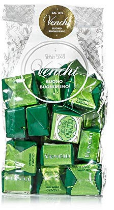 Venchi Cremini al Pistacchio, Cioccolatini in Sacchetto 300g - Cioccolato Triplo Strato con Pasta di Pistacchio - Senza Glutine