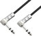 PNGKNYOCN Cable TRS de 50 cm de Ángulo Recto de 6,35 mm Macho a 6,35 mm de 90 Grados - Extensión de Audio Estéreo para Guitarra, Amplificadores, Mezcladores, Micrófonos y Más