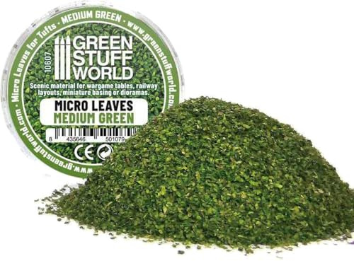Green Stuff World Micro Leaves 15g - Medium Green