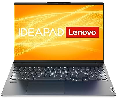Lenovo IdeaPad Pro 5 Laptop | 14 2.8K Display | AMD Ryzen R5 6600HS | 16GB RAM | 512GB SSD | AMD Radeon 660M | Win11 Home | QWERTZ | grau | 3 Monate Premium Care